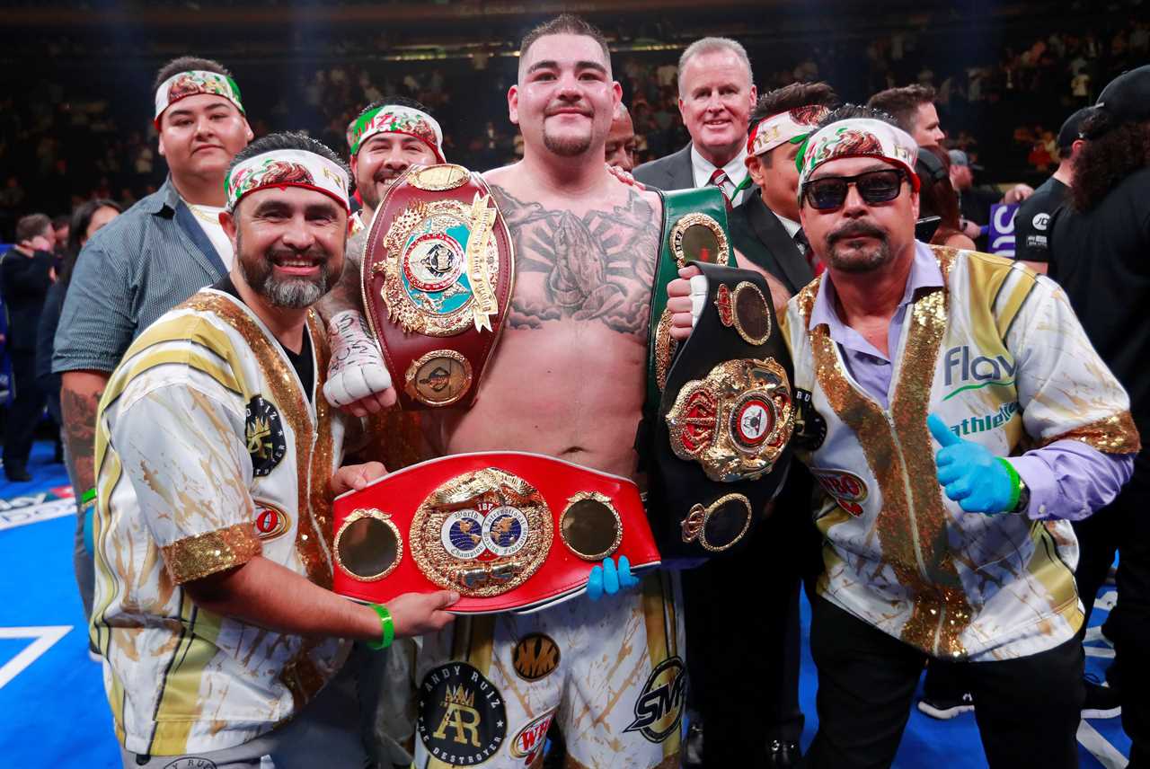 Andy Ruiz Jr Claims Ex-Wife Stole His Boxing World Championship Belts After Split