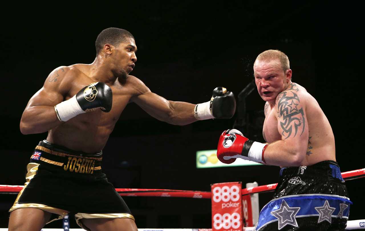 Horror moment Anthony Joshua’s former opponent left with ear HANGING OFF after nasty injury in Bare Knuckle fight