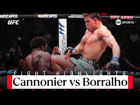EPIC FIGHT! 👏  Jared Cannonier vs Caio Borralho  UFC Fight Night Highlights