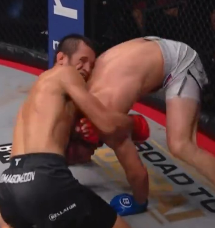 Khabib Nurmagomedov Almost Chokes Out Cousin While Watching Relative Usman Fight