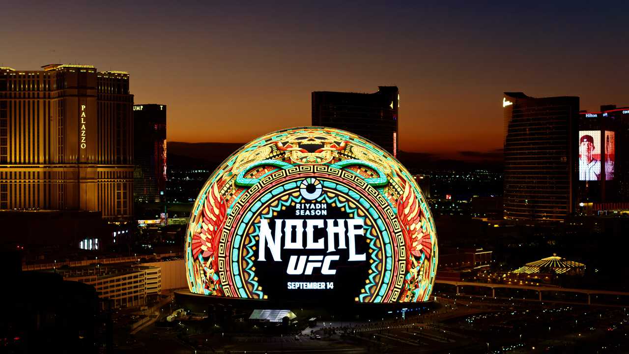 UFC Boss Dana White Inspired by U2 for Historic Fight Card at £1.7 Billion Las Vegas Sphere