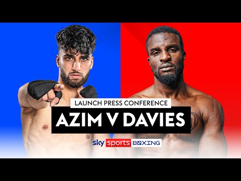 ADAM AZIM V OHARA DAVIES 🥊  Launch Press Conference