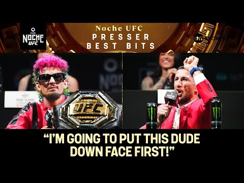 KO...FACE FIRST! 😮‍💨 #UFC306 Press Conference Best Bits 🎙 O'Malley vs. Dvalishvili 🏆🍿 #NocheUFC