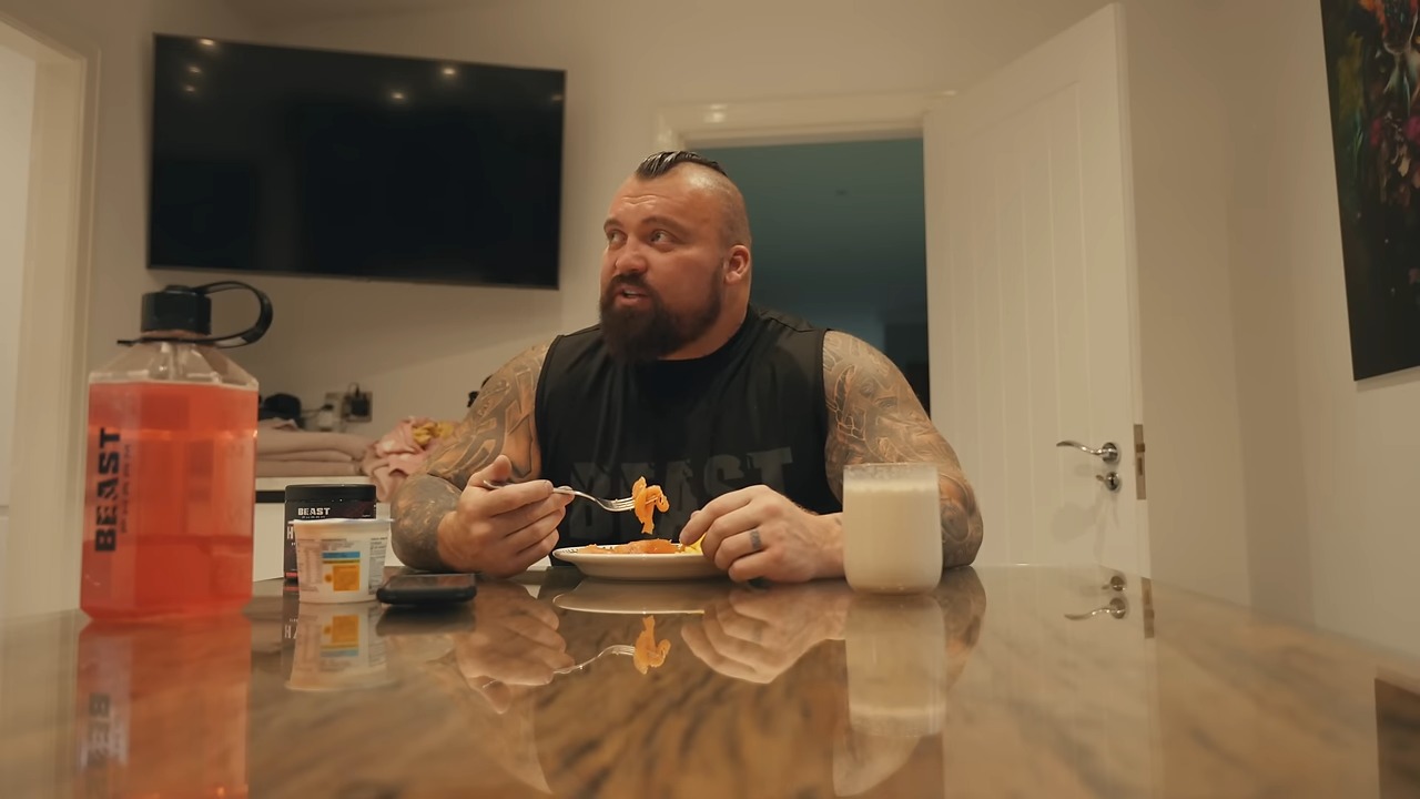 Eddie Hall Reveals Insane 10,000 Calorie-a-Day Diet That Helped Him Lose Weight