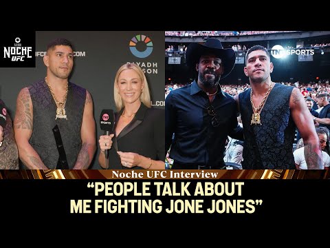 Alex Pereira on Khalil Rountree match up and meeting Jon Jones 👀 #NocheUFC