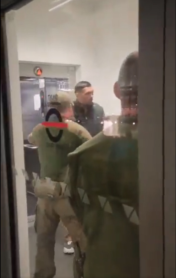 Boxing Champ Oleksandr Usyk Led Away in Handcuffs at Airport