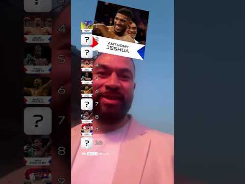 Joseph Parker ranks the BEST heavyweights in the world ✨
