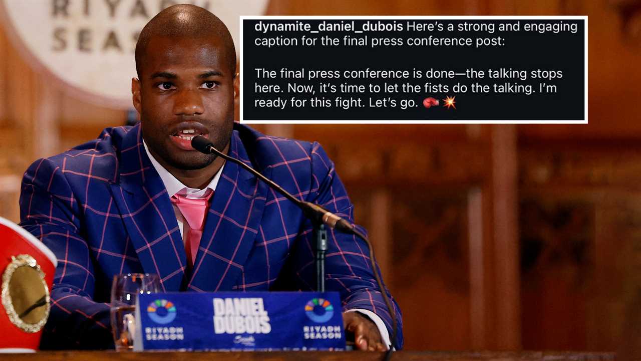 Boxing Fans Notice Daniel Dubois' Social Media Blunder Compared to Premier League Star's Tweet