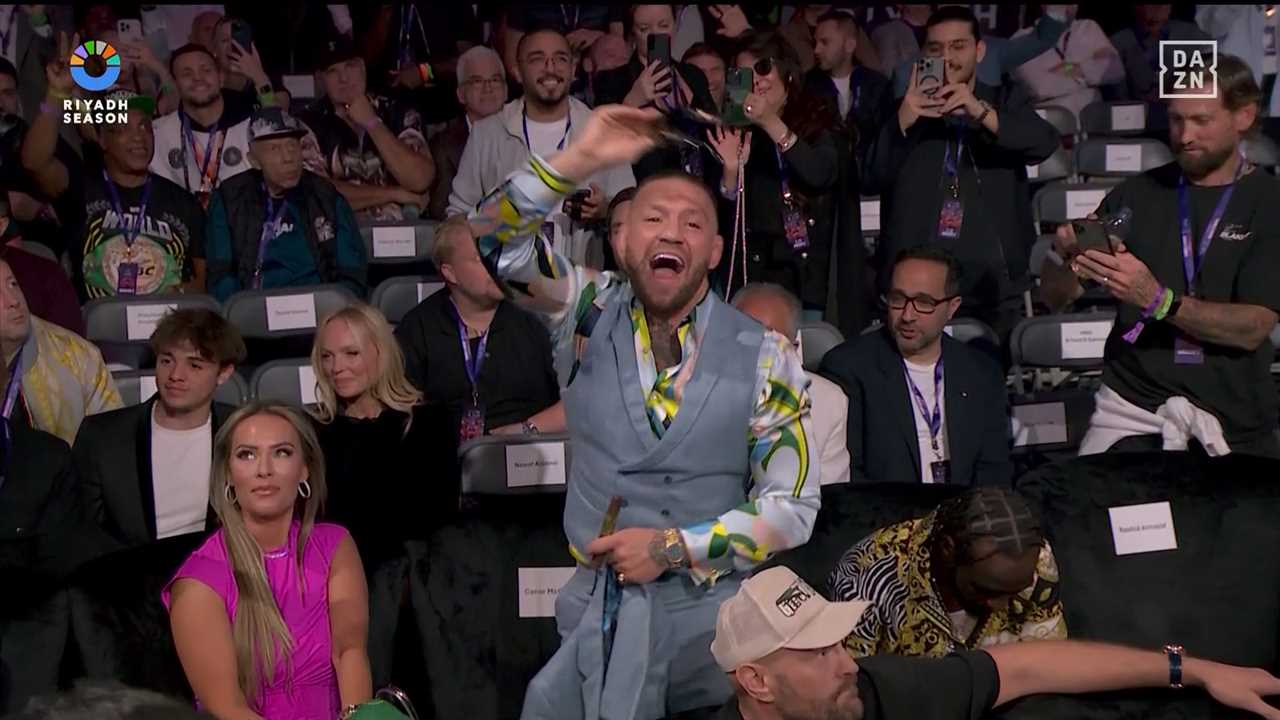 Conor McGregor steals the show at Wembley Stadium