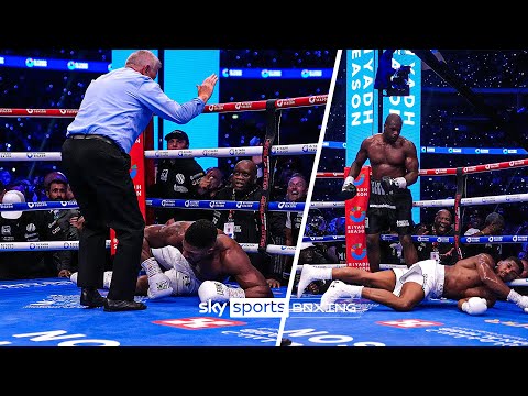 Daniel Dubois' BRUTAL knockout of Anthony Joshua from ALL ANGLES 📹