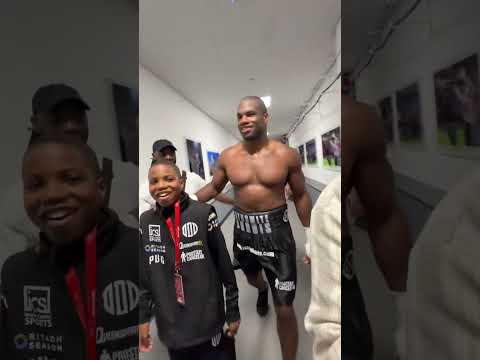 Daniel Dubois & his little brother after THAT KO win 🥺
