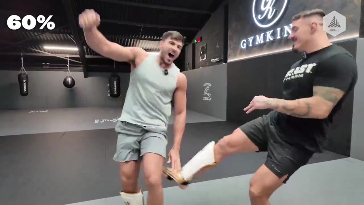 Tommy Fury jokes he 'broke every part of his leg' after UFC champion Tom Aspinall's brutal challenge
