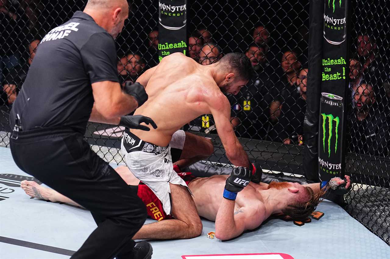 French UFC Fighter Fares Ziam Delivers Brutal Knockout to Matt Frevola