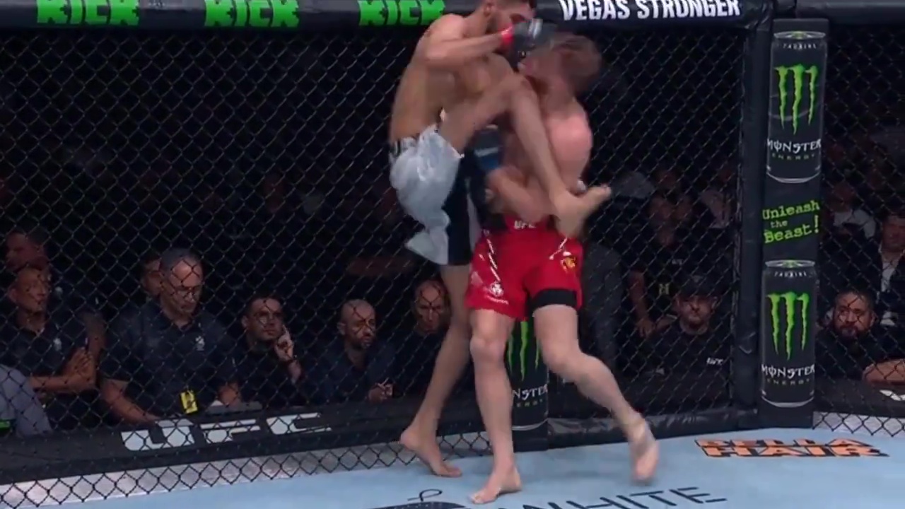 French UFC Fighter Fares Ziam Delivers Brutal Knockout to Matt Frevola