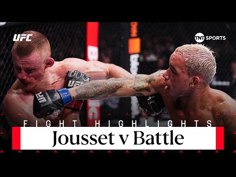 RUTHLESS STOPPAGE! 😳  Kevin Jousset vs Bryan Battle  UFC Fight Night Highlights