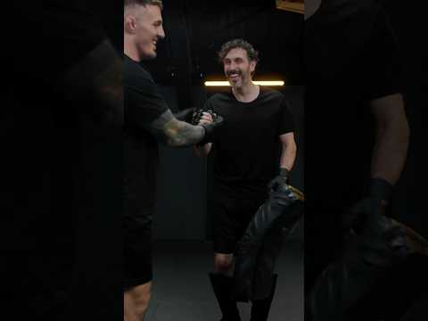 Taking a leg kick from a UFC Champion is never a smart idea 🤣 Tom Aspinall’s Fight Lab #UFC307
