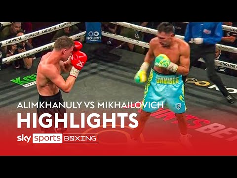 HIGHLIGHTS! Janibek Alimkhanuly vs Andrei Mikhailovich 🥊