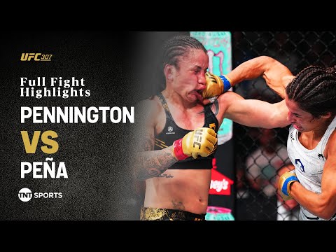 NEW UFC BANTAMWEIGHT CHAMPION 🏆👊  Pennington vs. Peña  #UFC307 Highlights