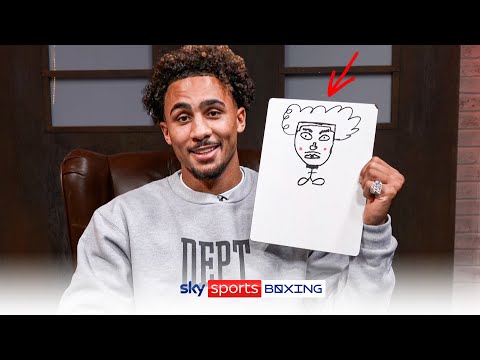 Ben Whittaker Draws Himself 😆 🎨