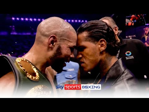 HEATED CLASH between Chris Eubank Jr & Conor Benn 😳