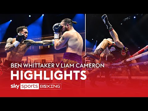 HIGHLIGHTS!  Chaos as Ben Whittaker & Liam Cameron fall out of ring & it results in draw