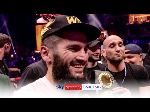Beterbiev reacts to becoming UNDISPUTED after defeating Bivol! 👑