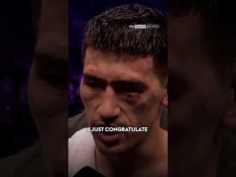 Dmitry Bivol reacts to defeat to Artur Beterbiev 🤝