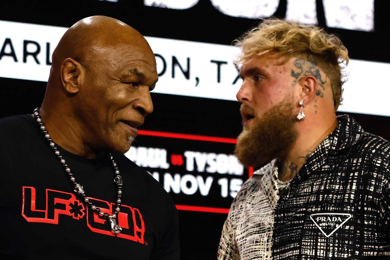 Mike Tyson, 58, flaunts intense NECK workouts and issues explicit warning to Jake Paul