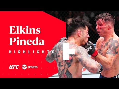 HEAVY SHOTS 😯  Darren Elkins vs Daniel Pineda  UFC Fight Night Highlights