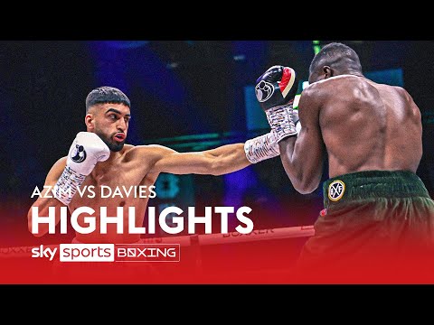 AZIM STOPS DAVIES!  Adam Azim forces STOPPAGE against Ohara Davies 💥
