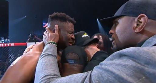 Francis Ngannou Knocks Out Renen Ferreira in Emotional MMA Return