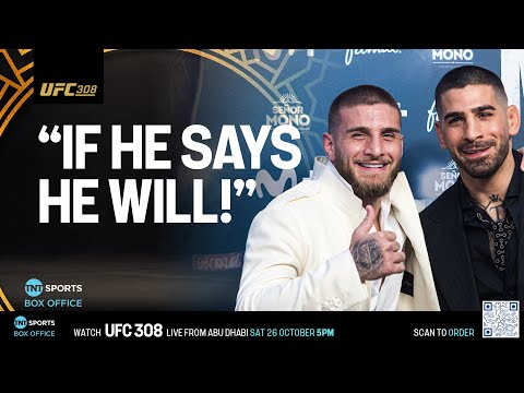 UFC 308: Aleksandre Topuria hints brother Ilia WILL point to the ground vs Max Holloway 👀