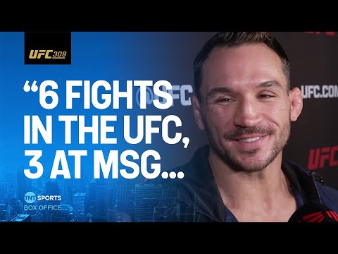 Six UFC fights, three at Madison Square Garden 🏟️  Michael Chandler is a blessed man 🙏 #UFC309