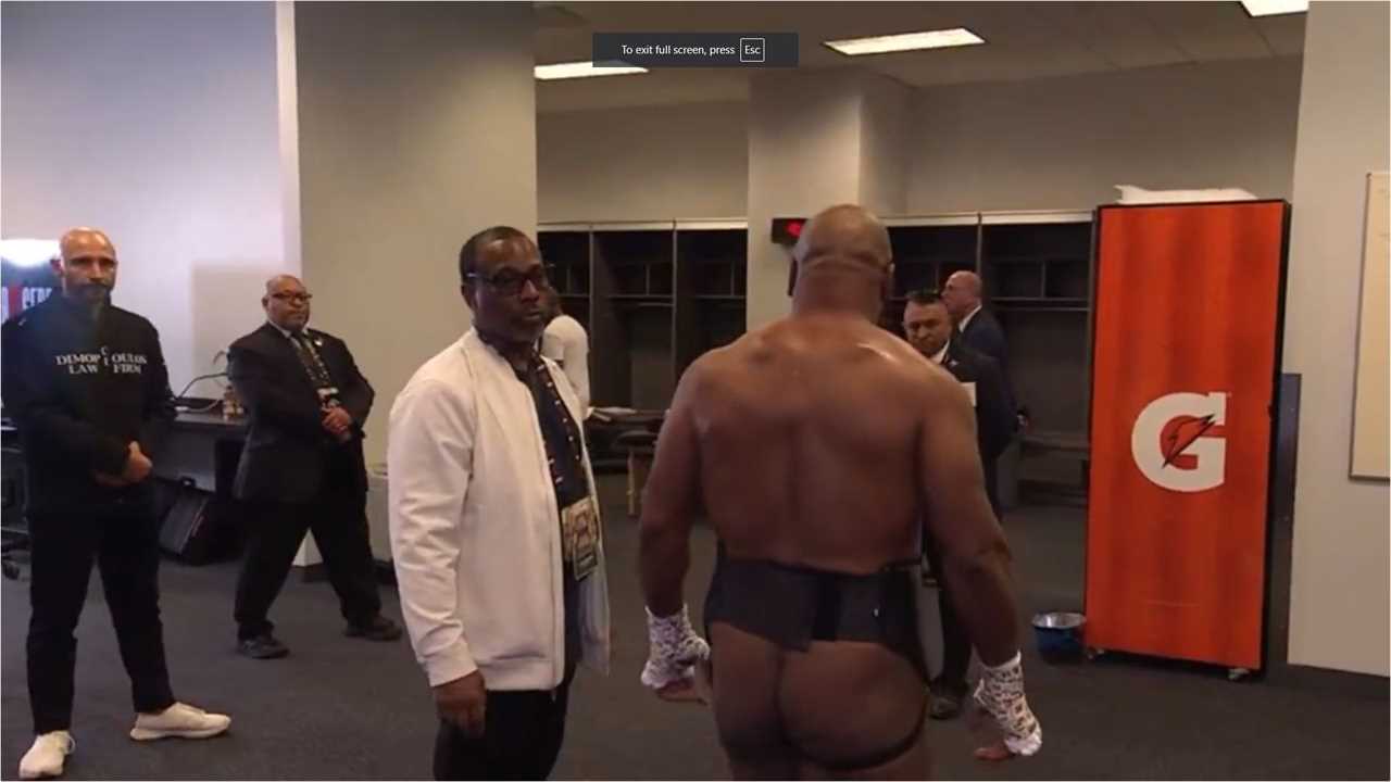 Mike Tyson Accidentally Exposes Bare Bum on Netflix