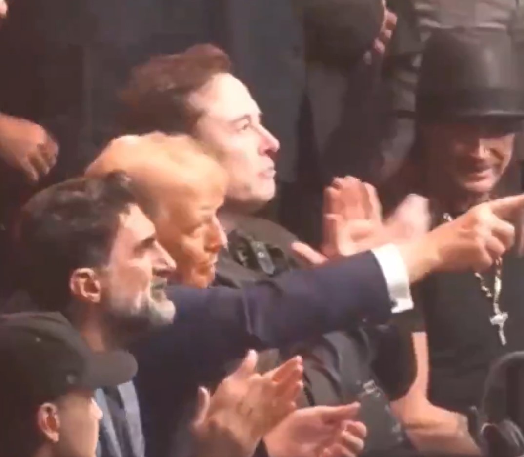 Donald Trump spotted with Billionaires at UFC 309