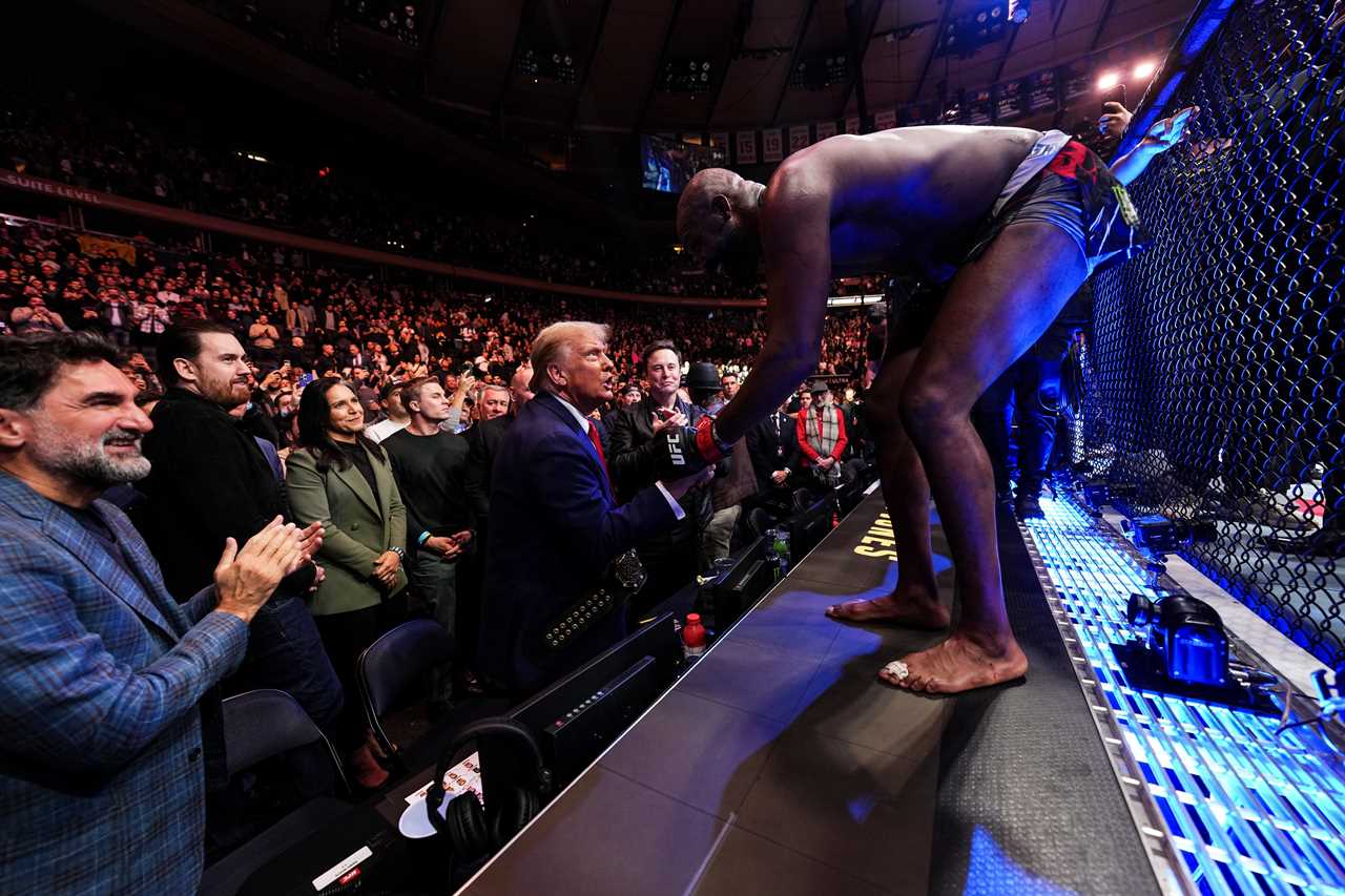 Donald Trump spotted with Billionaires at UFC 309
