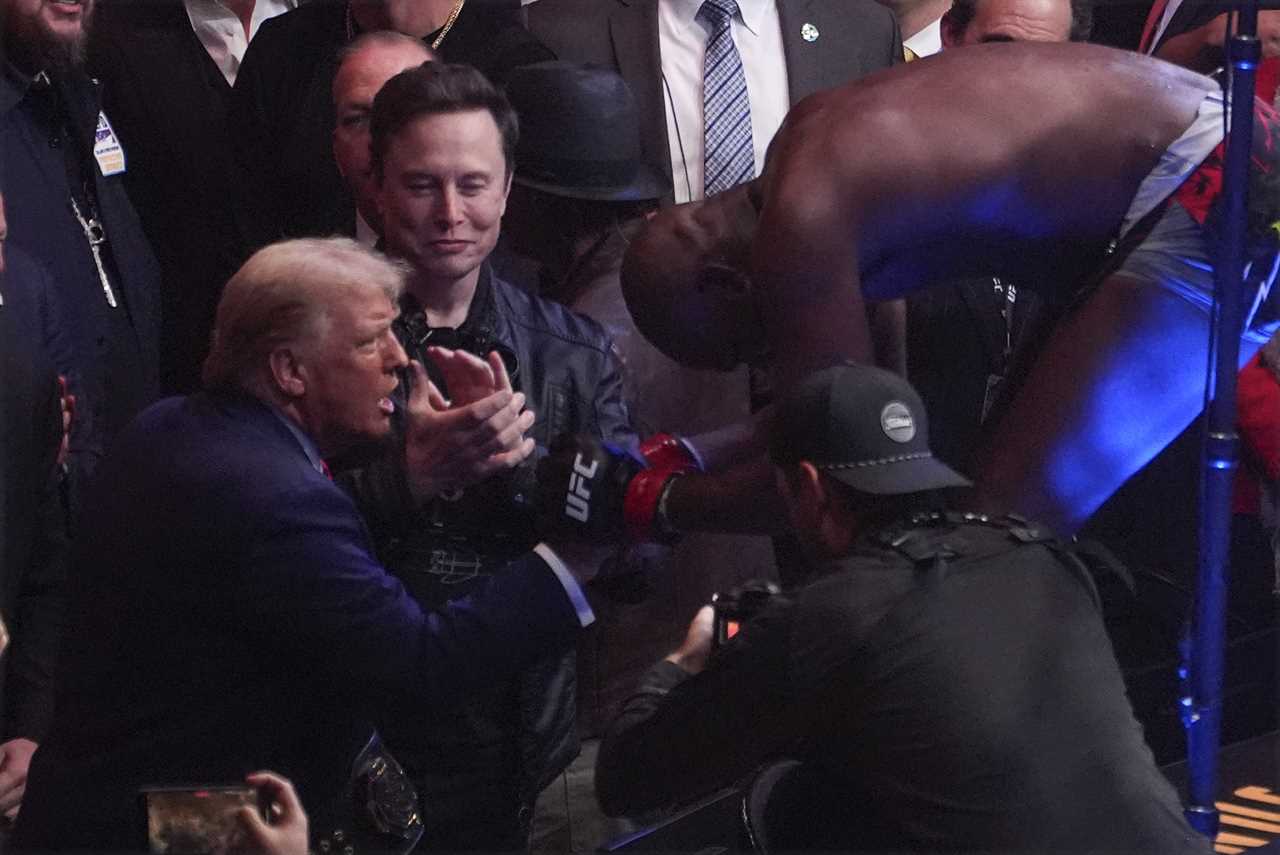 Donald Trump Makes a Grand Entrance at UFC 309 in New York
