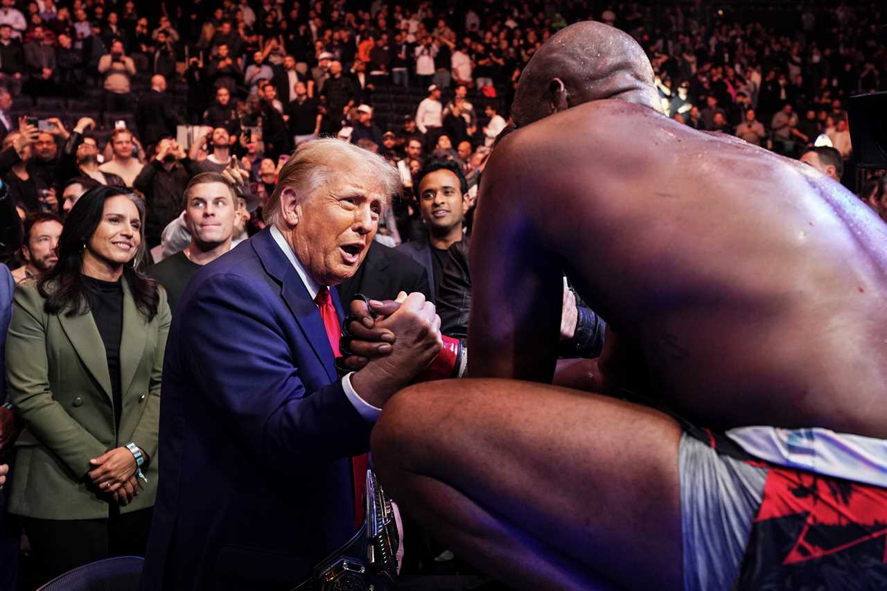 Donald Trump Makes a Grand Entrance at UFC 309 in New York