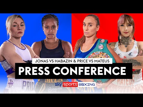 LIVE PRESS CONFERENCE! 🥊  Natasha Jonas vs. Ivana Habazin & Lauren Price vs. Bexcy Mateus