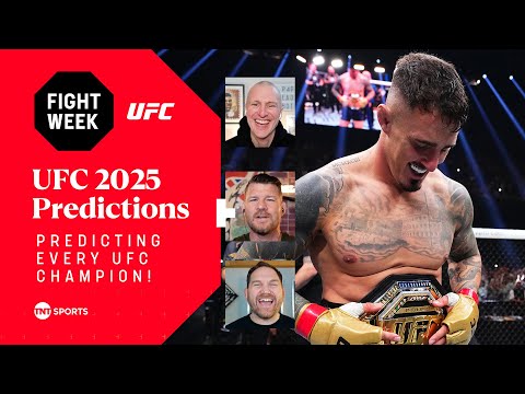 Predicting Every UFC Champion in 2025!  Fight Week with Michael Bisping, Adam Catterall & Nick Peet