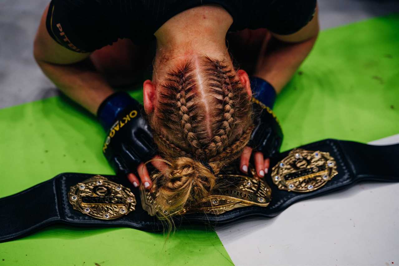 MMA Star Cecilie Bolander Breaks Down in Tears After Winning Title Fight in Illegal Sport