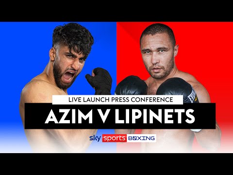 ADAM AZIM VS SERGEY LIPINETS! 🔥  Launch Press Conference