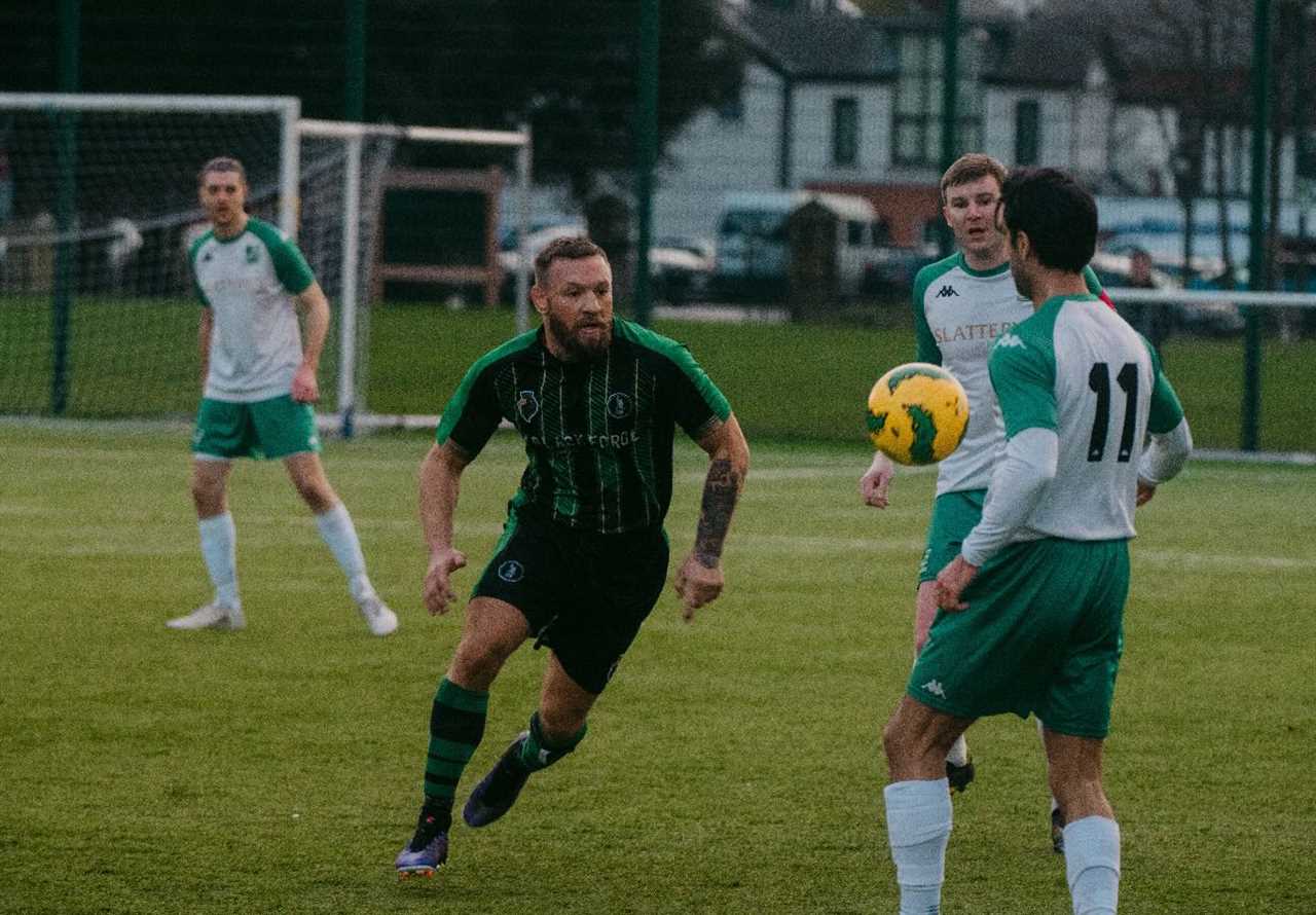 Conor McGregor Swaps Octagon for Football Pitch