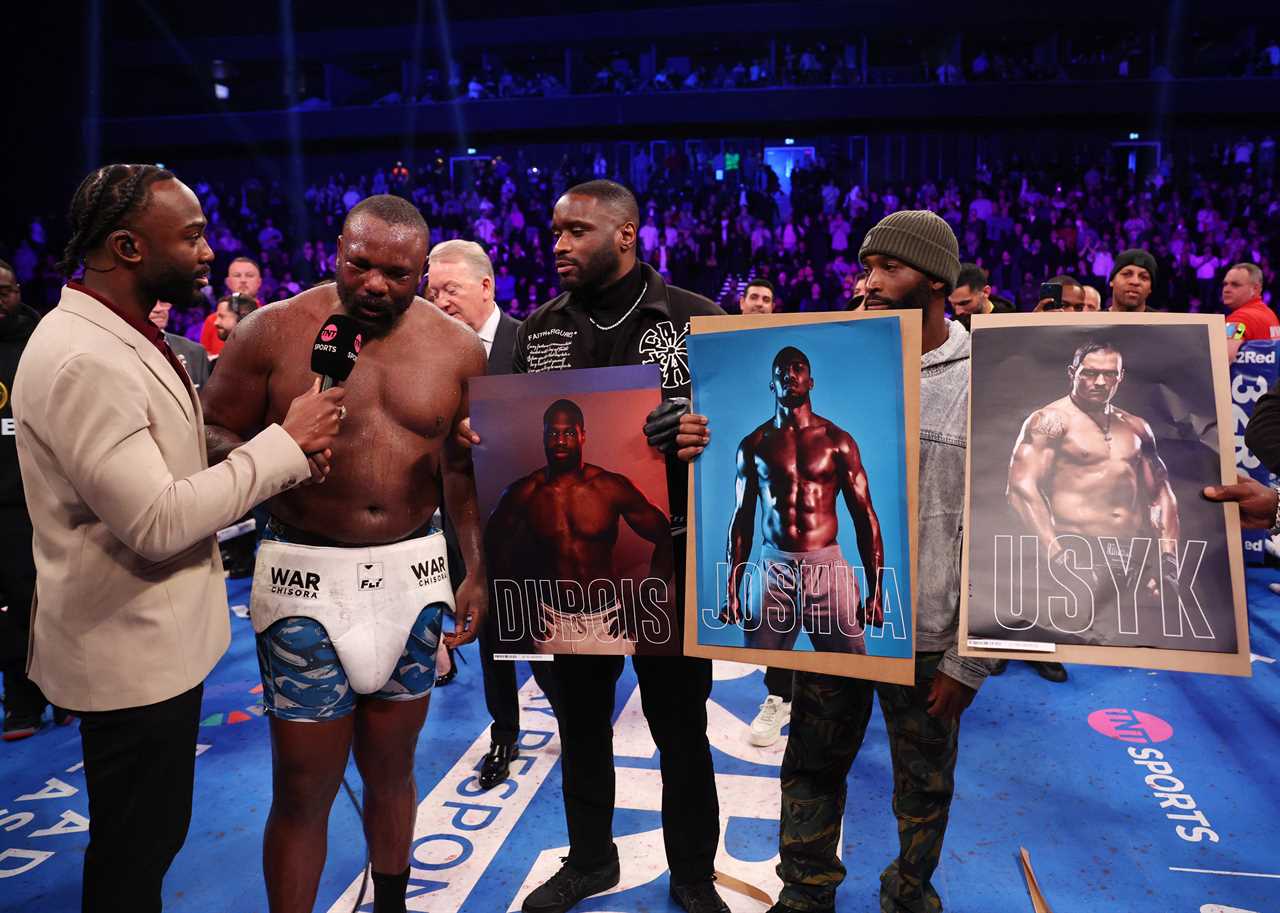 Incredible moment Derek Chisora lets CROWD choose his next opponent for final fight