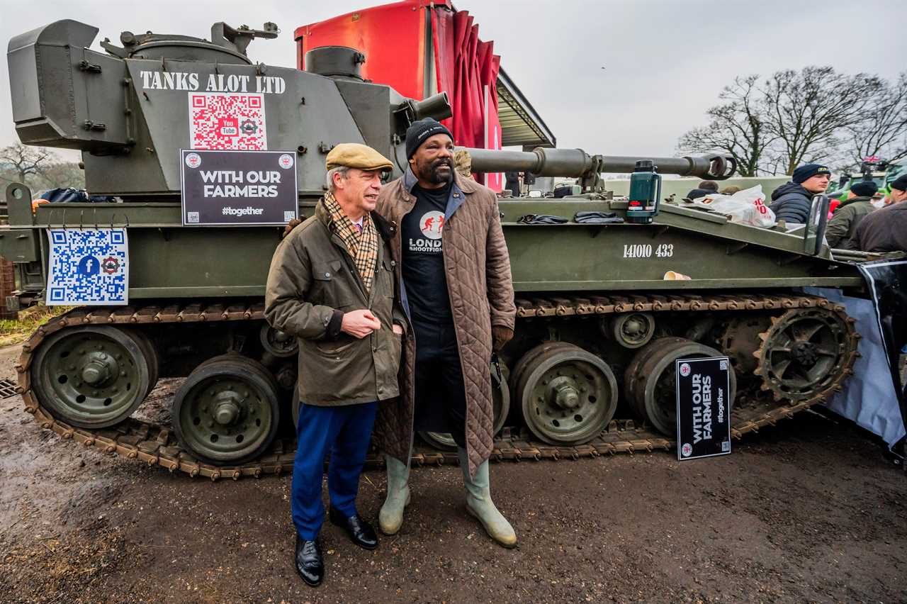 Derek Chisora Spotted with Swollen Eye After Brutal Fight, Meets Nigel Farage