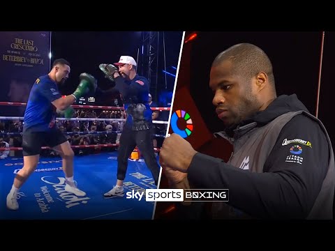 Daniel Dubois & Joseph Parker's FULL public workout 💪