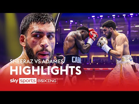 CONTROVERSIAL DRAW 😯 Hamzah Sheeraz vs Carlos Adames  WBO middleweight title bout  Highlights