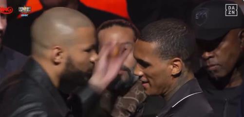 Chris Eubank Jr Slaps Conor Benn with an EGG in Explosive Face-Off