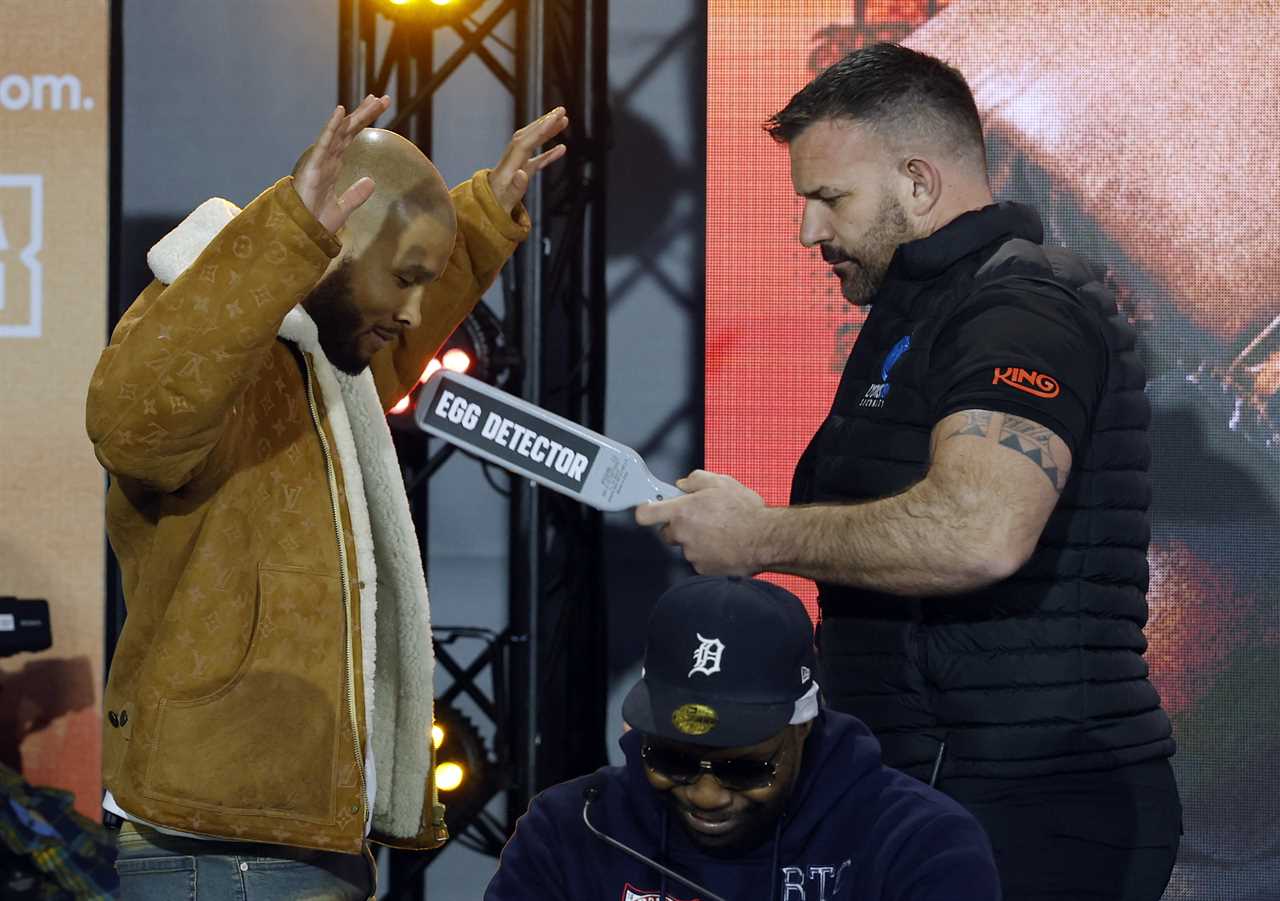 Chris Eubank Jr Checked for Eggs Before Conor Benn Press Conference After Egg Controversy
