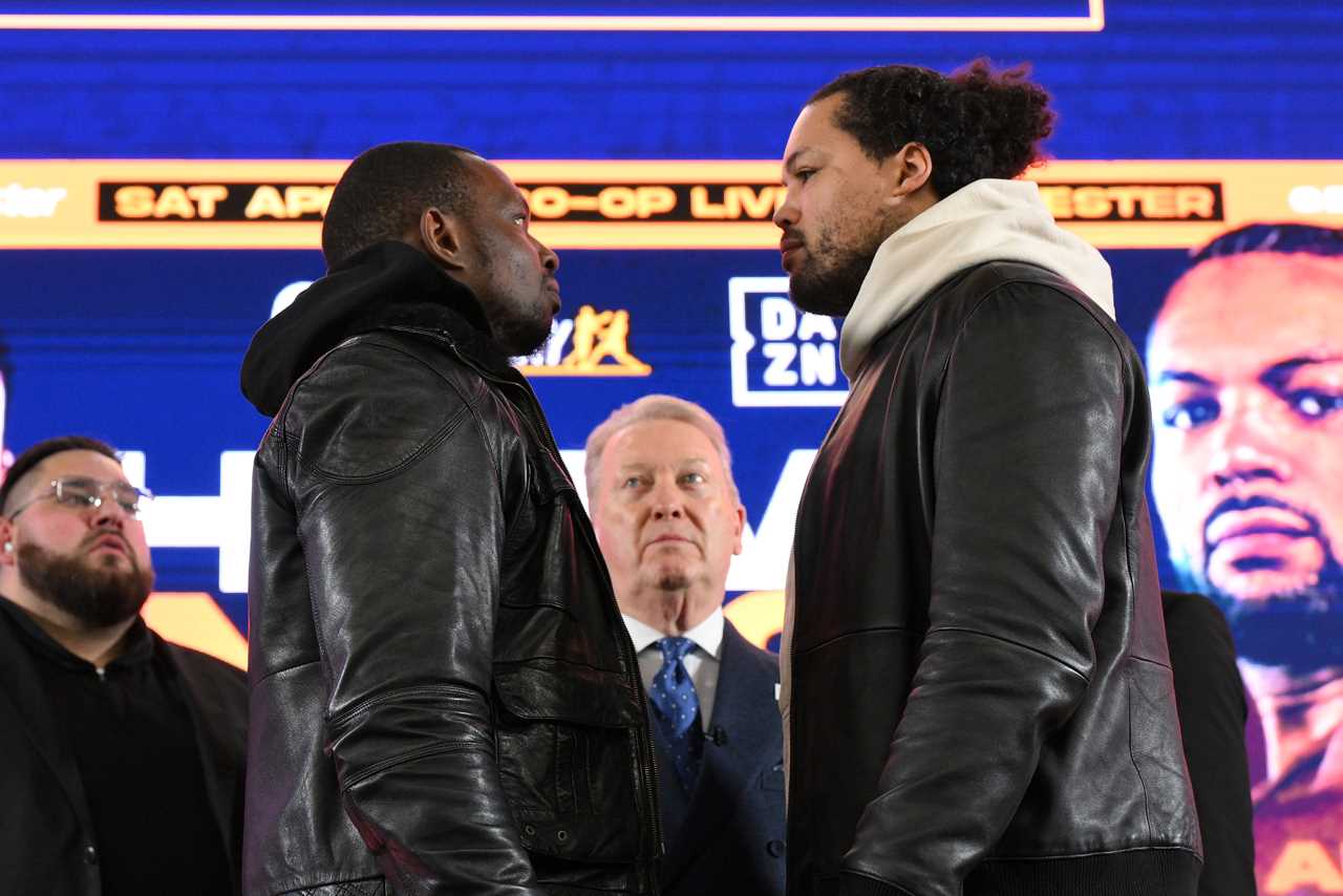 Joe Joyce in Search of New Opponent After Dillian Whyte Fight Cancelled